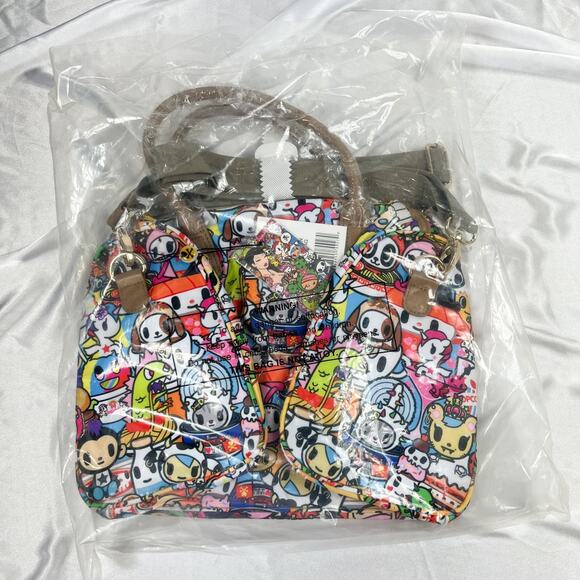 Tokidoki Food Buffet Bowler Bag Purse Vintage Rare Adios Donutella 2015 New - Picture 13 of 13